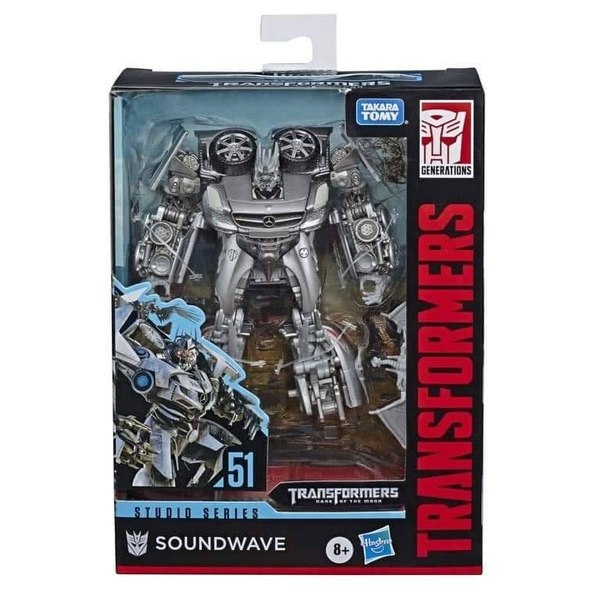 Studio Series Offical Box Images Soundwave, Arcee, Chromia, Elita 1, WWII Hot Rod Transformers  (2 of 3)